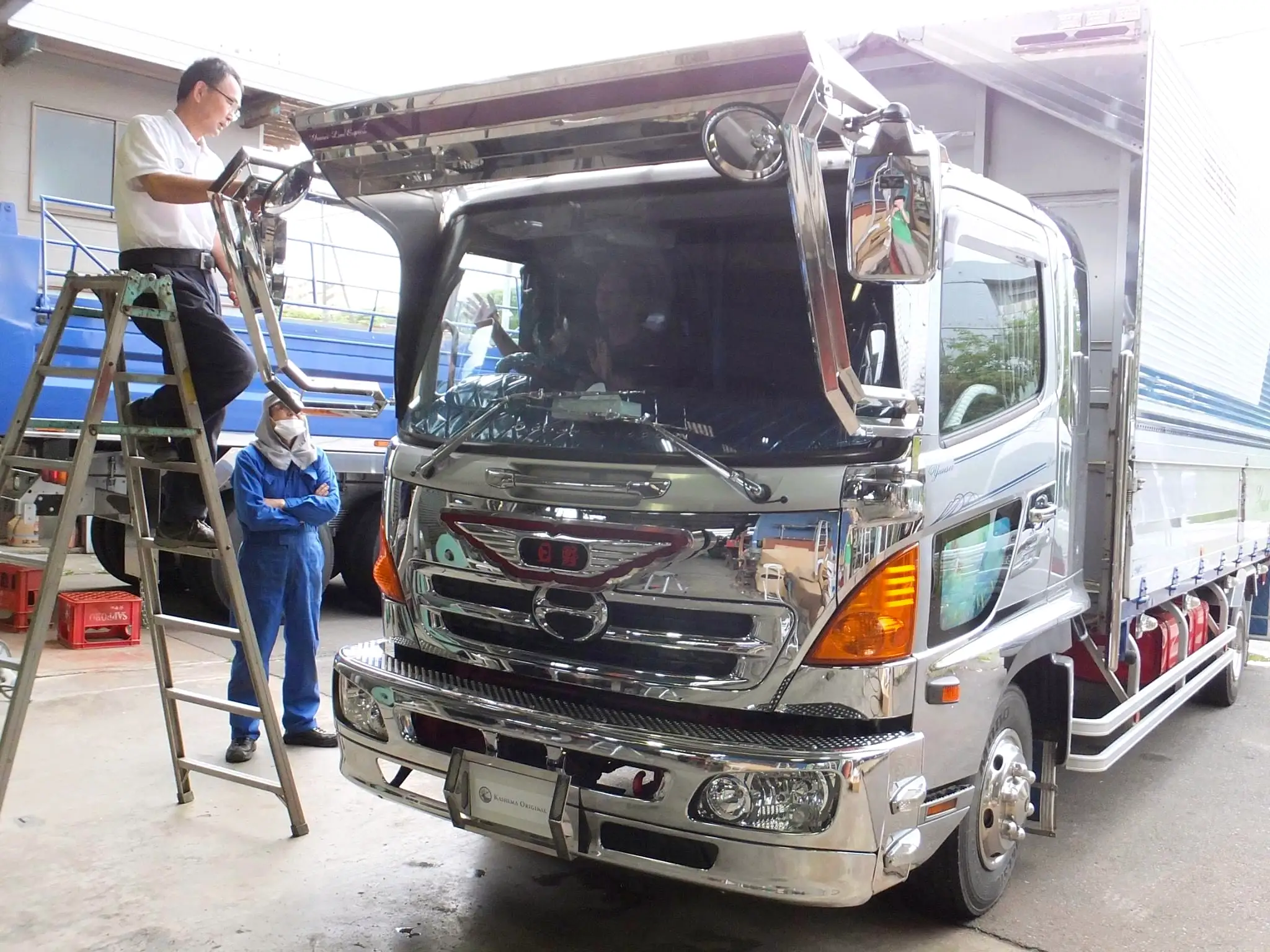 レンジャープロ K-308 フロントバイザー装着例