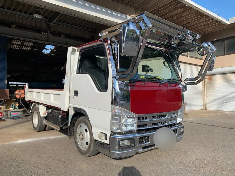 07エルフ K-306 フロントバイザー装着例