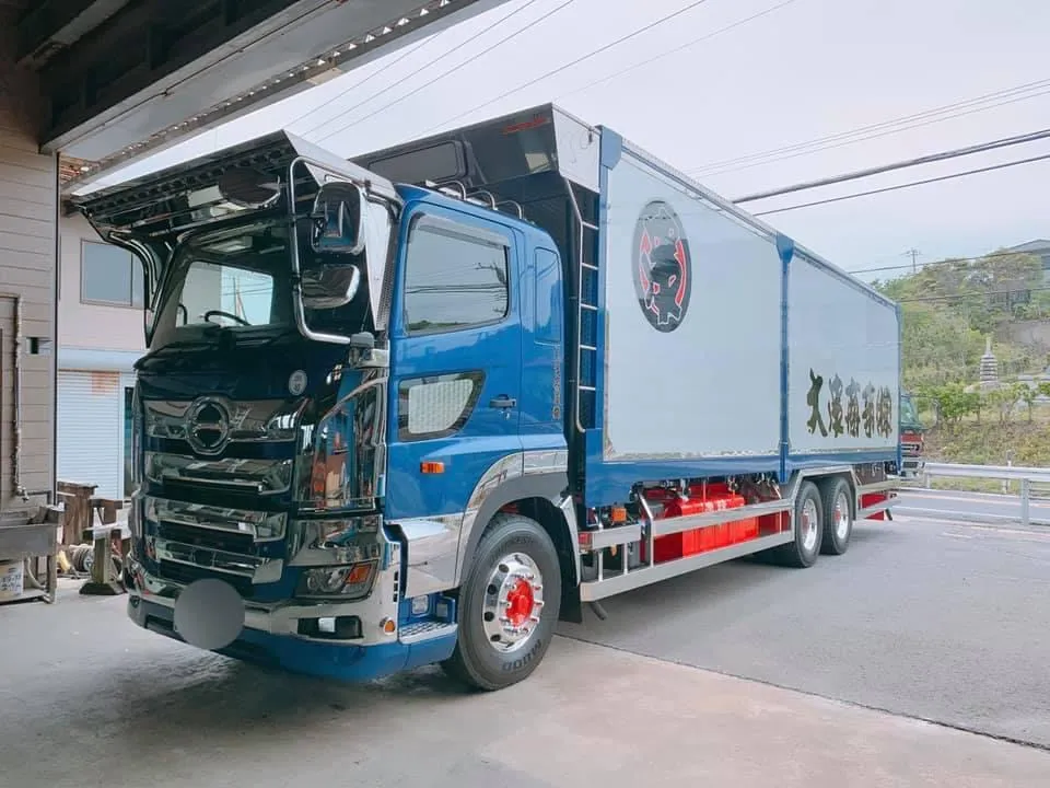 17プロフィア K-306 フロントバイザー装着例